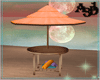 A3D* Table Whith Parasol