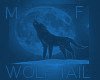 Black Blue Wolf Tail M&F