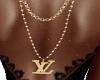 LV  Back Necklace