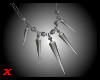 Spike Necklace/Silver