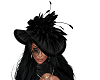 black elegant hat