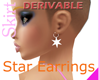 Star Earrings Mesh