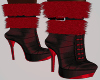 RED SPARKLE BOOTS