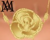 *Gold Rose Necklace*