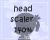 kids head scaler 140% F