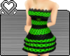 SM` Green Daring Dress