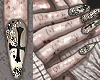 grunge nails ♱