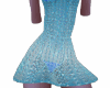vestido renda azul