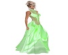 *Ney* Lime Silk Gown