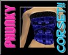 [Ph]Tribal Blue Corset