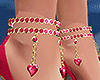 Ruby Heart Heels