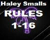 HALEY SMALLS RULES