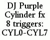 {LA} DJ Purple cylndr fx