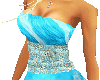 ! blue diamond dress