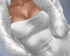 CA Silver Fur Coat