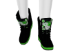 Green Skull Shoes
