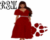 Dk Red Lace Dress
