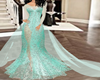 TEAL GOWN L