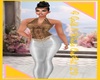 LV/Gold N White OutFit S