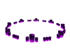 purple circle candles