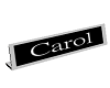 Carol Nameplate