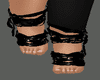 RIA BLACK WRAP FEET