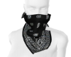 8K BLACK HOLO SCARF