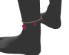 gemstone clover anklet