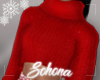 ṩ|Knit Sweater Red