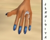 Sapphire Dainty Nails