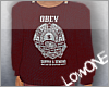 .::OBEY sweater Red