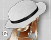G l White Black Hat