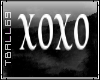 XOXO sign white sticker