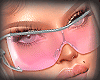 Cross Glasses Pink