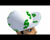 White & Green money Hat