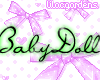BabyDoll Nametag