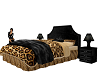 ~Li~Leopard Black Bed
