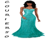 C50 Teal Formal Gown