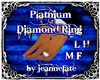 Platinum Diamond Small L