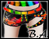 [BA] Rainbow Shorts