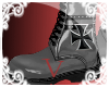 [V] Gray IronCross Boots