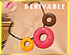 >Donut Necklace