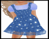 KIDS BLUE STAR DRESS