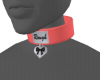 Rough Collar Red Silver