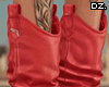D. Nic Red Slouch Boots!