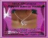 MSA Awareness Necklace