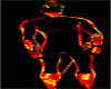 fire body glow male