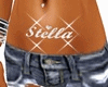 Stella Diamond belly tat