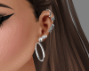 sw Silver Hoop Earrings