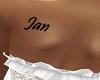 Back Tattoo "Jan" (F)